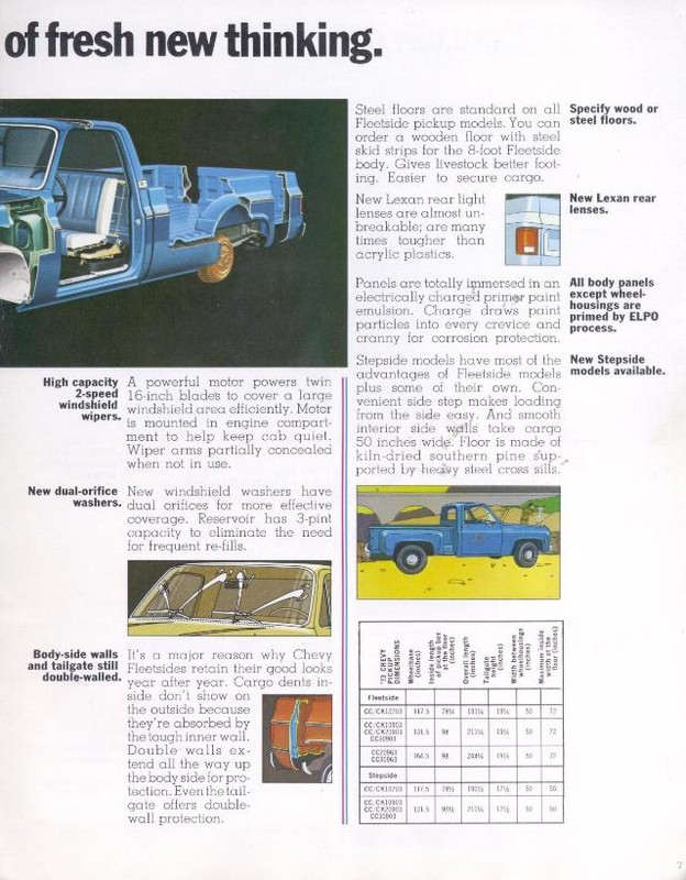 1973 Chevrolet Pickups Brochure Page 18